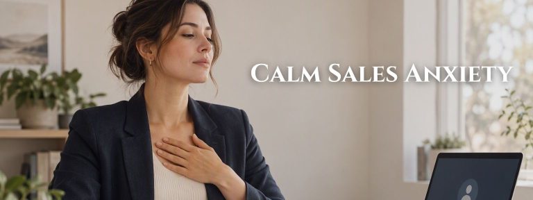 Calm Sales Anxiety